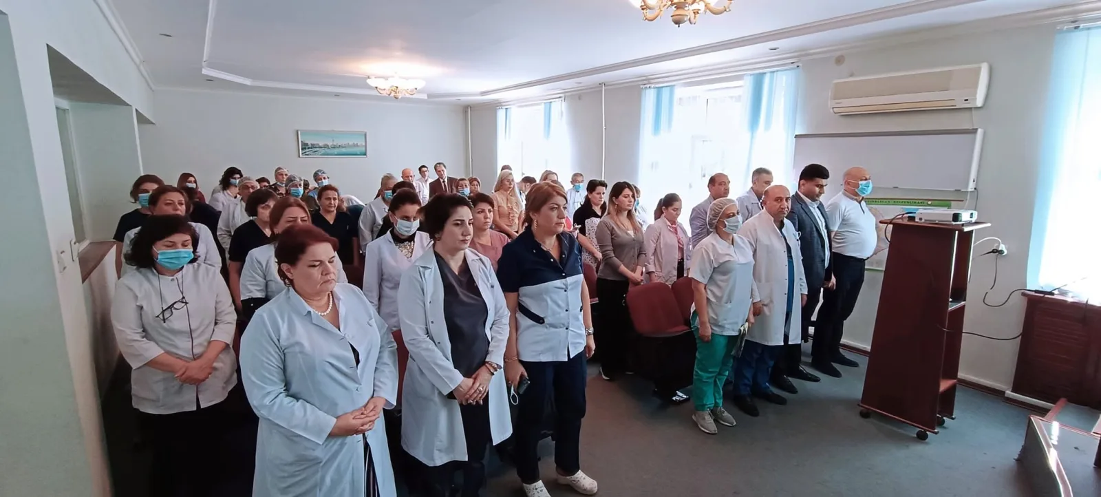 Elmi-Tədqiqat Ağciyər Xəstəlikləri İnstitutunda 27 Sentyabr – Anım Günü qeyd olunub