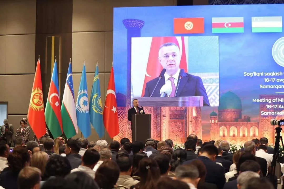 Azərbaycanın Səhiyyə Naziri Səmərqənddə keçirilən Türk Dövlətləri Təşkilatına üzv ölkələrin səhiyyə nazirlərinin III iclasında çıxış edib.